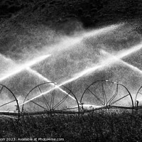 Buy canvas prints of Field Irrigation USA by Peter Paterson