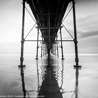 Buy canvas prints of Saltwick Pier by Peter Paterson