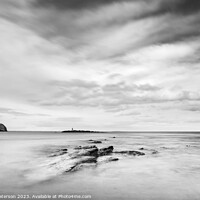 Buy canvas prints of Seacliff Beach and Bass Rock by Peter Paterson