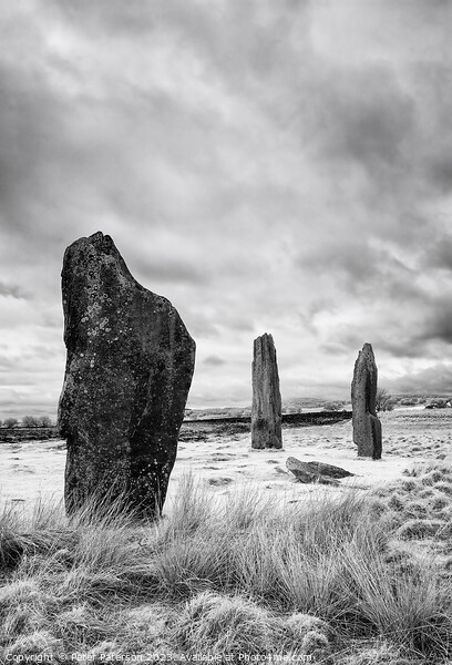 Standing Stone Arran  Picture Board by Peter Paterson