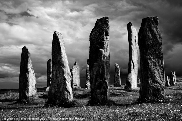 Callanish Standing Stones  Picture Board by Peter Paterson