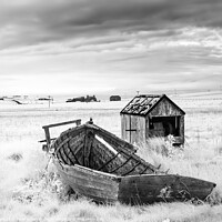 Buy canvas prints of Old Boats on Orkney by Peter Paterson