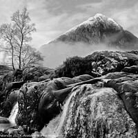 Buy canvas prints of Buachaille Etive Mor in Winter by Peter Paterson