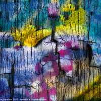 Buy canvas prints of Abstract Photo of Graffiti by Peter Paterson