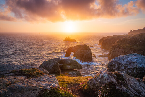 Tranquil Sunset at Lands End Picture Board by Matthew Grey