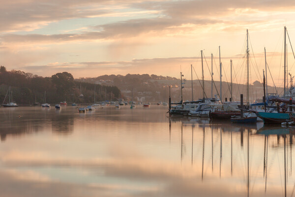 Twilight at Penryn Harbour Picture Board by Matthew Grey