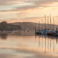 Buy canvas prints of Twilight at Penryn Harbour by Matthew Grey