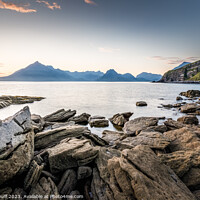 Buy canvas prints of Stunning Dusk View of the Black Cuillin from Elgol by Fraser Duff