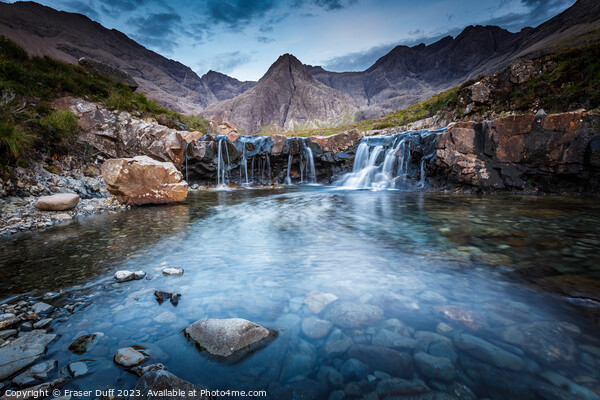 Blue Hour at the Fairy Pools, Isle of Skye Picture Board by Fraser Duff