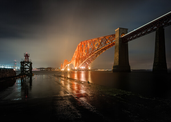 Forth Bridge from South Queensferry, Scotland Picture Board by Fraser Duff