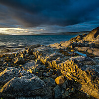 Buy canvas prints of The Geology of Salen Bay, Isle of Mull by Fraser Duff