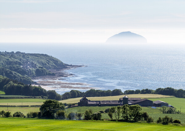 Culzean and Ailsa Craig, Ayrshire, Scotland Picture Board by Fraser Duff