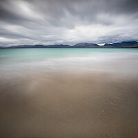 Buy canvas prints of Storm over Traigh Rosamol, Luskentyre, Harris by Fraser Duff