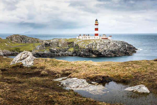 Eilean Glas Lighthouse, Scalpay, Outer Hebrides Picture Board by Fraser Duff