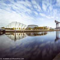 Buy canvas prints of Glasgow Riverside Panorama by Fraser Duff