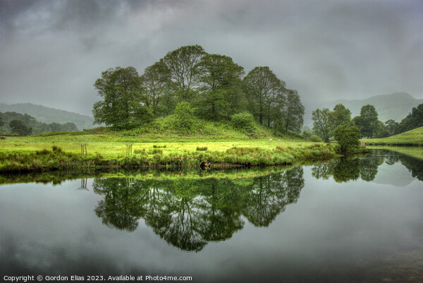 Captivating Elterwater in the Lake District Picture Board by Gordon Elias