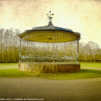 Buy canvas prints of Bandstand in Park by Gordon Elias