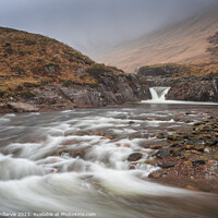 Buy canvas prints of Waterfall on the River Etive by Alan Millarvie