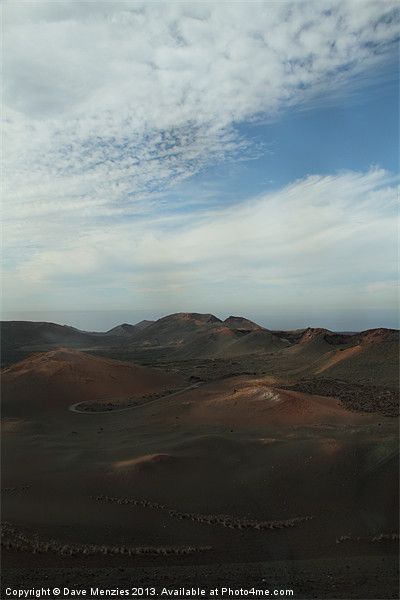 Timanfaya Picture Board by Dave Menzies
