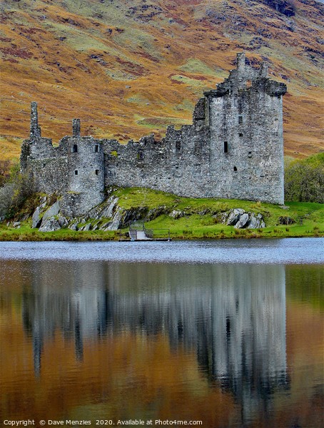 Kilchurn Castle on Loch Awe, Argyll & Bute  Picture Board by Dave Menzies