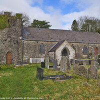 Buy canvas prints of Llangiwg Church aka St Ciwg's Church Pontardawe, South Wales by Terry Brooks