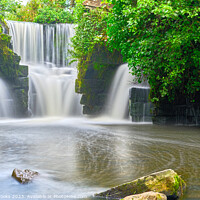 Buy canvas prints of Penllergaer Falls, Swansea, Wales by Terry Brooks