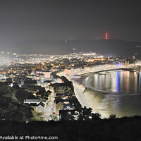 Buy canvas prints of Aberystwyth at Night by Terry Brooks