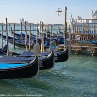 Buy canvas prints of Venice Gondolas on Canale della Giudecca by Terry Brooks