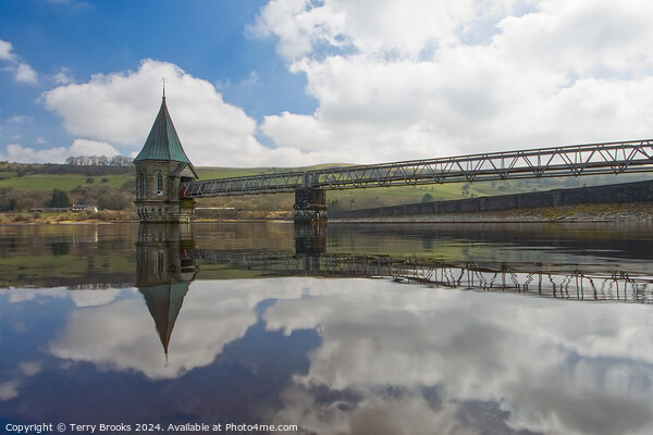 Beautiful Ponsticill Reservoir Picture Board by Terry Brooks