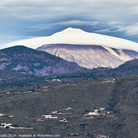 Buy canvas prints of Cap Cloud over Mount Teide by Terry Brooks
