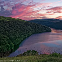 Buy canvas prints of Beautiful Sunset over Llyn Brianne Reservoir by Terry Brooks