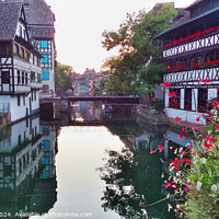 Buy canvas prints of Beautiful Strasbourg Canal by Terry Brooks