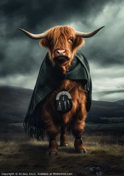 Highlander Picture Board by Craig Doogan Digital Art