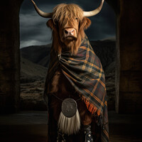 Buy canvas prints of Highlander 3 by Craig Doogan Digital Art