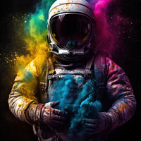 Buy canvas prints of Spaceman by Craig Doogan Digital Art