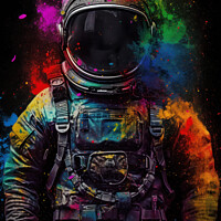 Buy canvas prints of AI Astronaut by Craig Doogan Digital Art