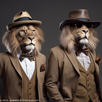 Buy canvas prints of Dapper Lions by Craig Doogan Digital Art