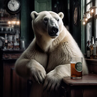 Buy canvas prints of Polar Beer by Craig Doogan Digital Art