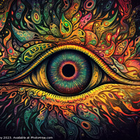 Buy canvas prints of Psychedelic Art by Craig Doogan Digital Art