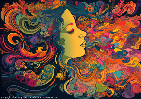 Colourful Visual Art Picture Board by Craig Doogan Digital Art