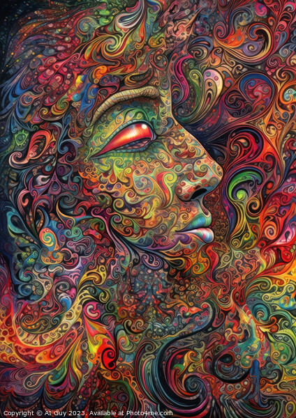 Acid Visuals Picture Board by Craig Doogan Digital Art