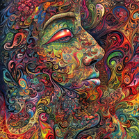 Buy canvas prints of Acid Visuals by Craig Doogan Digital Art