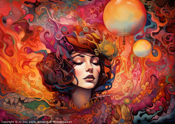 Mushroom Dreams Picture Board by Craig Doogan Digital Art