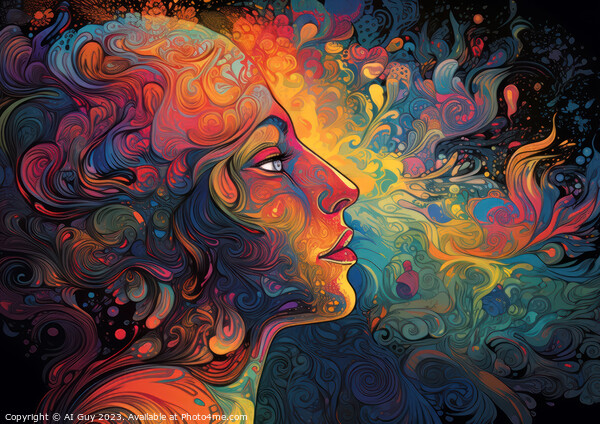 LSD Visions Picture Board by Craig Doogan Digital Art