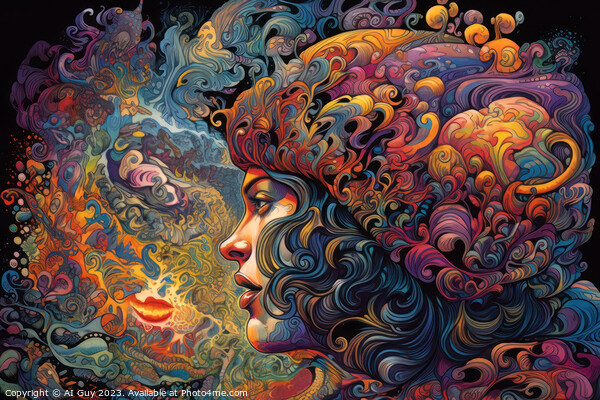 LSD Dreams Picture Board by Craig Doogan Digital Art