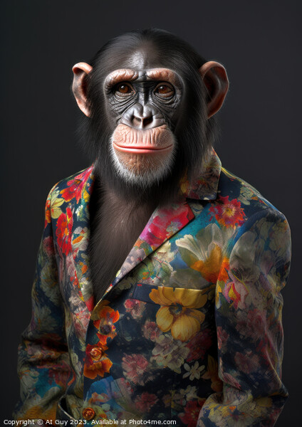 Funky Monkey Picture Board by Craig Doogan Digital Art