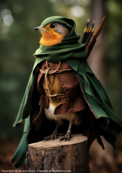 Robin Hood Picture Board by Craig Doogan Digital Art
