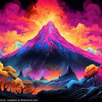 Buy canvas prints of Fantasy Mountain by Craig Doogan Digital Art