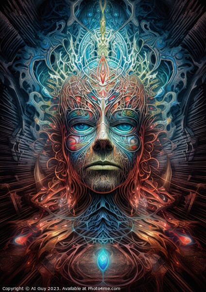 Visionary Psychedelic Art Picture Board by Craig Doogan Digital Art