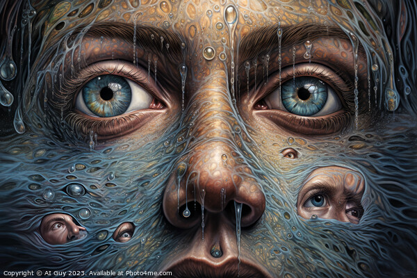 Psychedelic Art Picture Board by Craig Doogan Digital Art